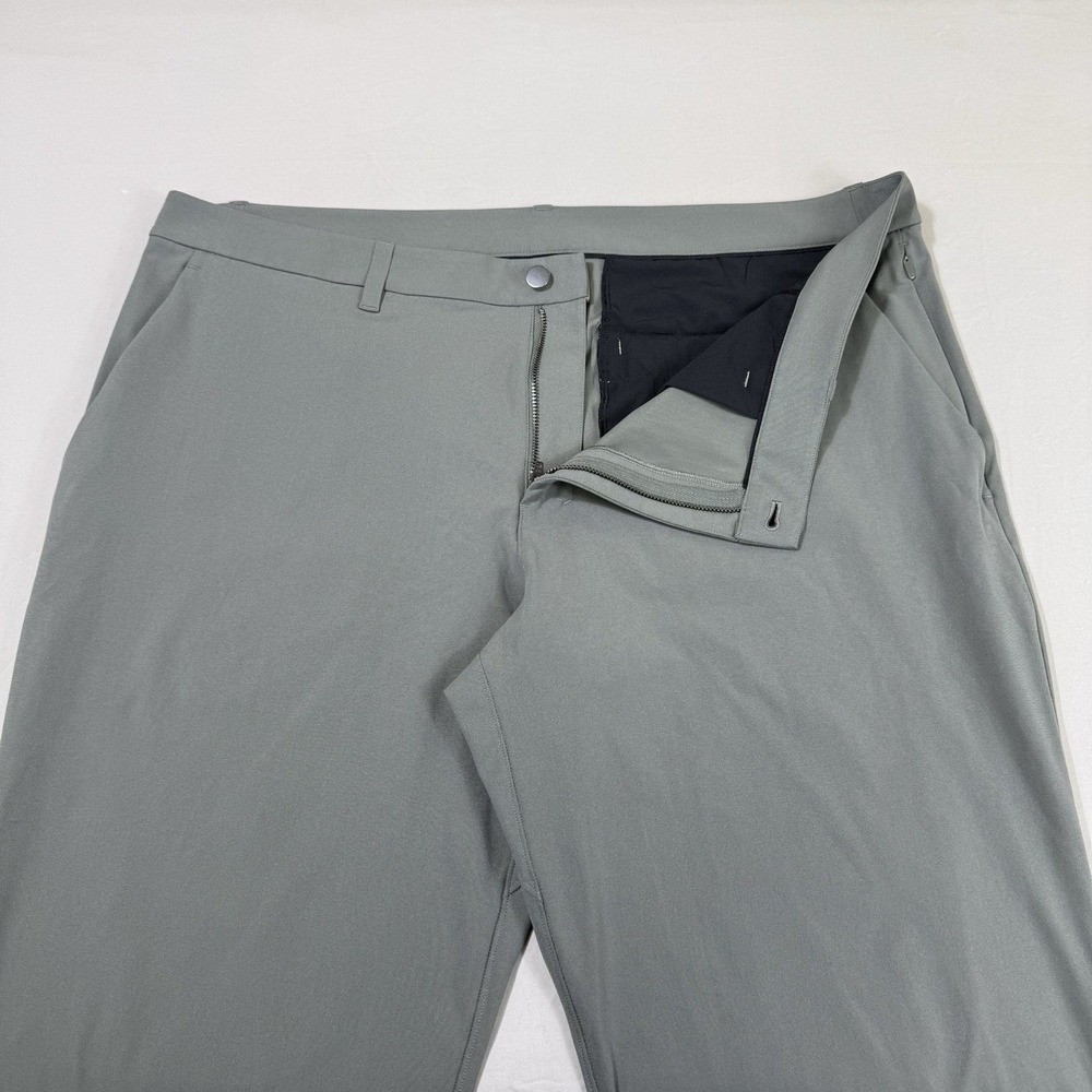 Lululemon Commission‎ Pants Mens 40x28 5 Pocket Chino Olive Performance Stretch - Picture 4 of 16